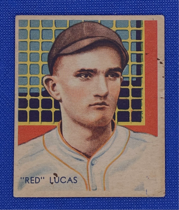 1935 National Chicle Diamond Stars #46 Red Lucas 🔥⚾🔥⚾