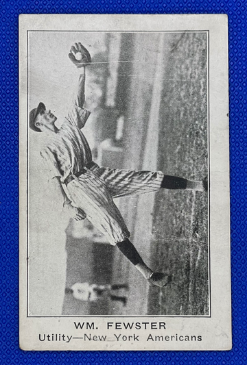 1922 American Caramel E121 Set of 120 Chick Fewster New York Yankees 🔥⚾🔥⚾