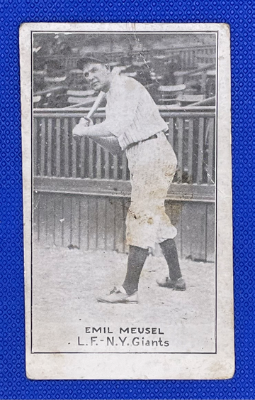 1921-23 National Caramel E220 Set of 120 Emil Meusel New York Giants 🔥⚾🔥⚾