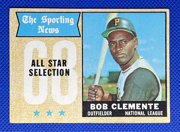 1968 Topps #374 Roberto Clemente HOF All-Star Pittsburgh Pirates 🔥⚾🔥⚾