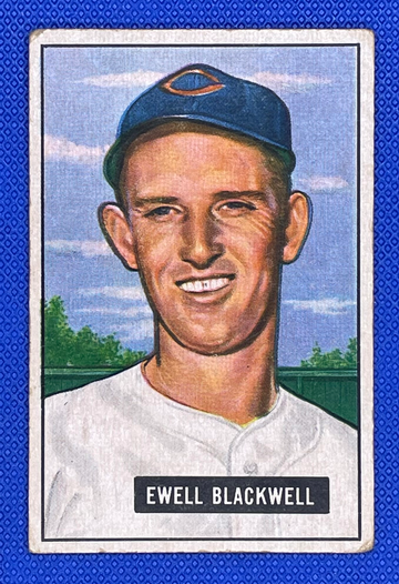 1951 Bowman #24 Ewell Blackwell Cincinnati Reds 🔥⚾🔥⚾