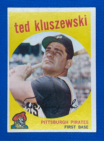1959 Topps #35 Ted Kluszewski Pittsburgh Pirates 🔥⚾🔥⚾