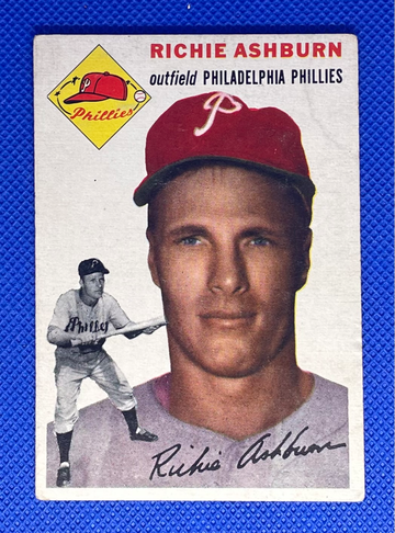 1954 Topps #45 Richie Ashburn HOF Philadelphia Phillies 🔥⚾🔥⚾