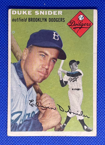 1954 Topps #32 Duke Snider HOF Brooklyn Dodgers 🔥⚾🔥⚾