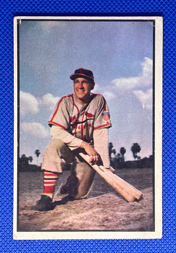 1953 Bowman Color #81 Enos Slaughter HOF St. Louis Cardinals 🔥⚾🔥⚾