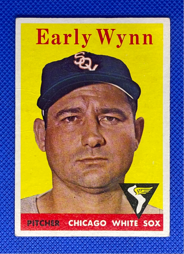 1958 Topps #100 Early Wynn HOF Chicago White Sox 🔥⚾🔥⚾