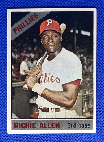 1966 Topps #80 Richie Dick Allen Philadelphia Phillies (Newest Hall of Famer!!!) 🔥⚾🔥⚾