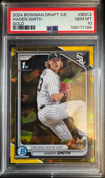 2024 Hagen Smith Gold Sapphire PSA 10