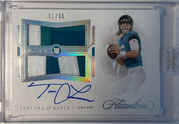 Trevor Lawrence 2021 flawless patch auto