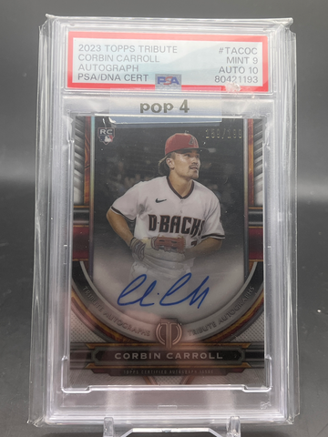 2023 Topps Tribute Corbin Carroll RC /199 auto