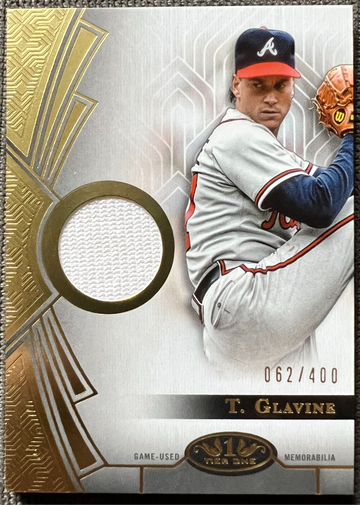 2023 Topps Tier One Tom Glavine HOF Relic 062/400