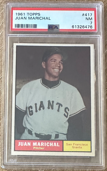 1961 Topps Juan Marichal PSA 7