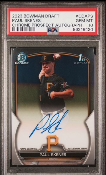 2023 Bowman Draft Paul Skenes RC Auto 10