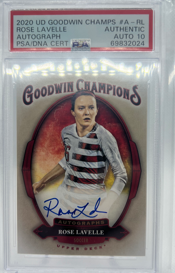 2020 Upper Deck Goodwin Champions Rose LavelleAuto PSA 10