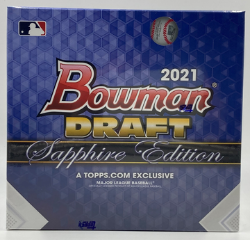 2021 Bowman Draft Sapphire Edition Baseball SEALED Box