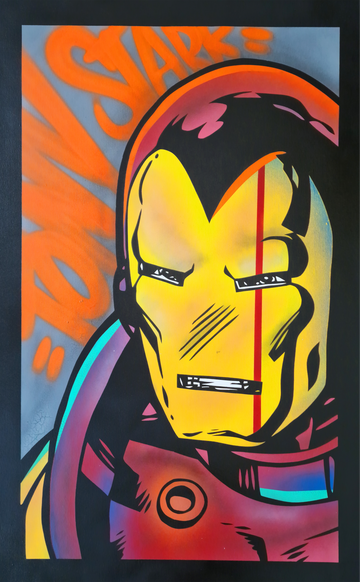 Old School Tony (Spray Art) by FÜR L