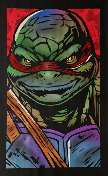 Pizza (Spray Art) by FÜR L