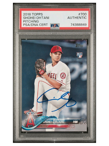 2018 Topps Shohei Ohtani PSA Authentic Autograph Auto Signed IP