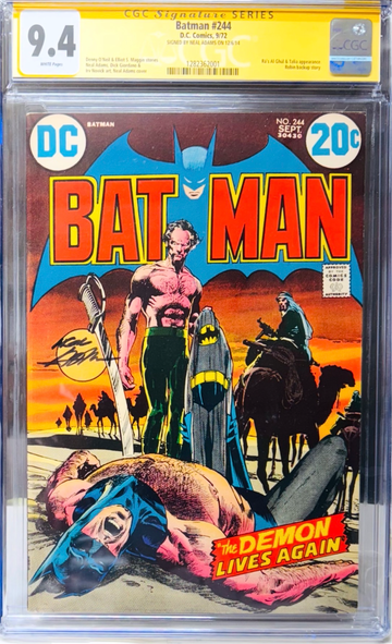 BATMAN #244 CGC SS 9.4 SIGNED ADAMS