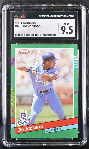 1991 Donruss Bo Jackson #632 CGC Mint+ 9.5