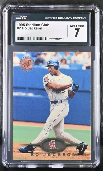 1995 Topps Stadium Club Bo Jackson #2 CGC 7