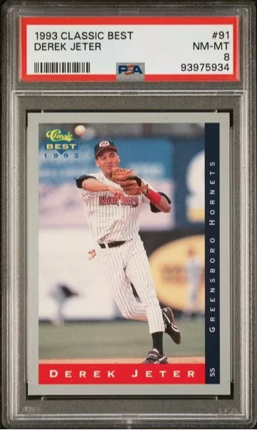 1993 Classic Best Minor League Derek Jeter #91 PSA 8 Rookie RC HOF