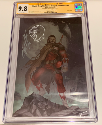 CGC 9.8 Mighty Morphin Power Rangers The Return SIGNED & SKETCHED Inhyuk Lee SS