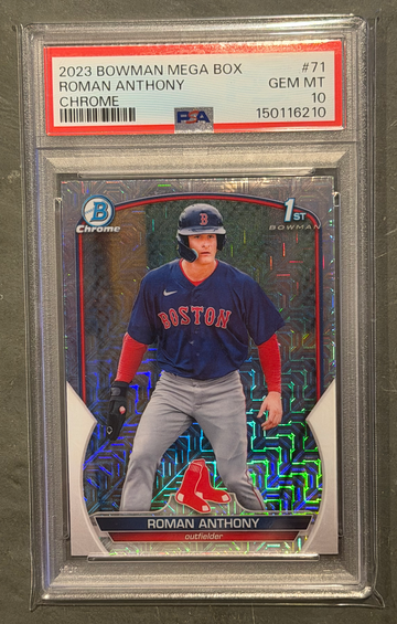 2023 Bowman Mega Box - Roman Anthony BOS - Mojo Refractor 1st Bowman - PSA 10