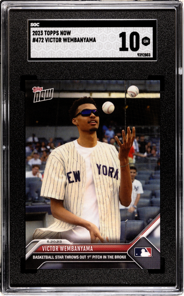 2023 Topps Now Victor Wembanyama #472 SGC 10