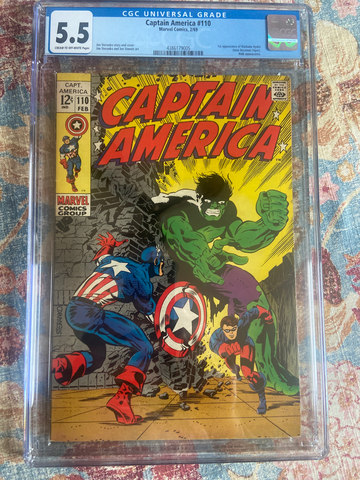 Cap América #110. Cgc 5.5