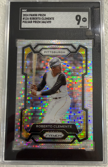 2024 Panini Prizm Roberto Clemente Pulsar Prizm SGC 9 #126