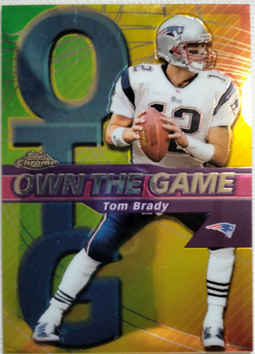 Tom Brady 2002 Topps Chrome Own The Game Insert #7 Patriots 2nd Year