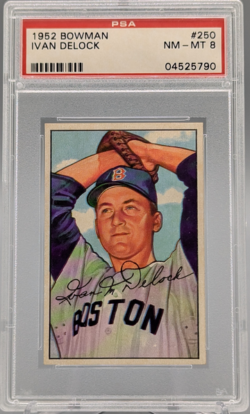 1952 Bowman #250 Ivan Delock
