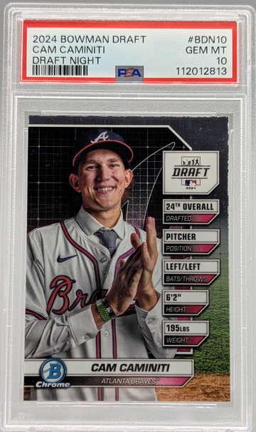 2024 Bowman Chrome Draft Night #BDN10 Cam Caminiti