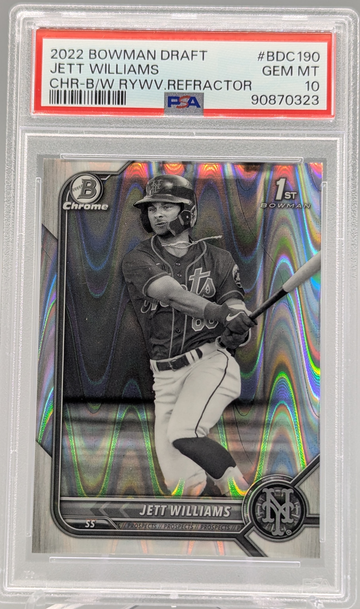 2022 Bowman Chrome Raywave Refractor #BDC190 Jett Williams