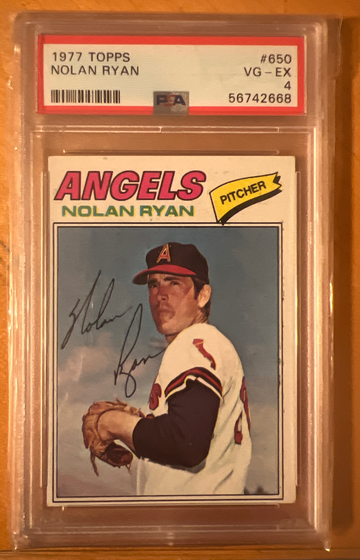 1977 Topps Nolan Ryan #650 PSA 4