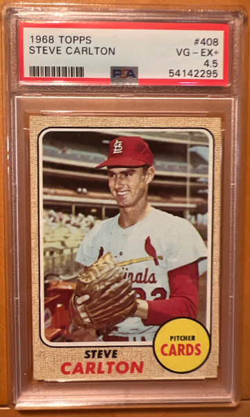 1968 Topps Steve Carlton #408 PSA 4.5