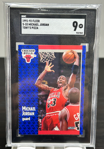1991-92 Fleer Tony's Pizza #S-33 - Michael Jordan