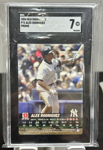 2004 MLB Showdown - Promo #P71 - Alex Rodriguez - New York Yankees - SGC 7