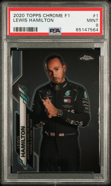 2020 Topps Chrome F1 #1 Lewis Hamilton PSA 9