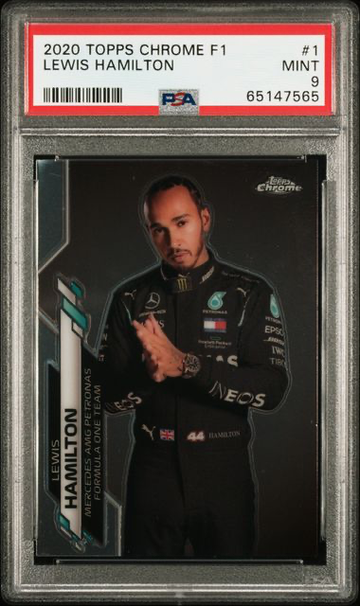 2020 Topps Chrome F1 #1 Lewis Hamilton PSA 9
