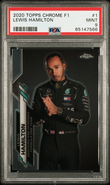 2020 Topps Chrome F1 #1 Lewis Hamilton PSA 9