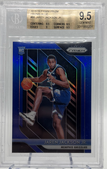 2018 Panini Prizm Jaren Jackson Jr Blue /199 BGS 9.5 GEM MT