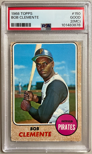 1968 TOPPS ROBERTO (“BOB”) CLEMENTE #150 GOOD