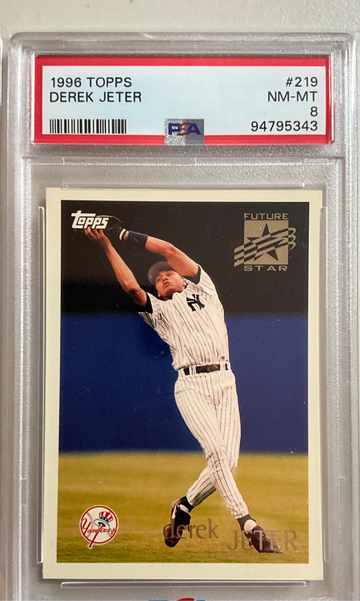 1996 TOPPS DEREK JETER #219 NM-MT 