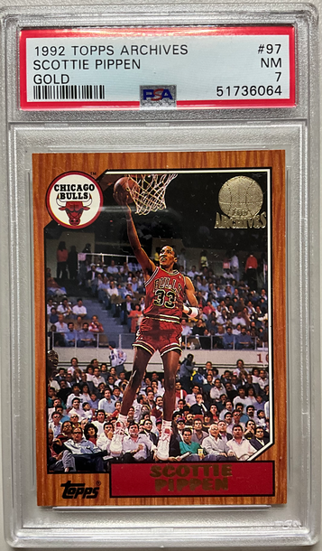 1992 TOPPS ARCHIVES GOLD #97 SCOTTIE PIPPEN NM