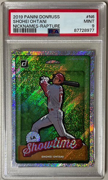 2019 PANINI DONRUSS #N6 SHOHEI OHTANI NICKNAMES-RAPTURE MINT