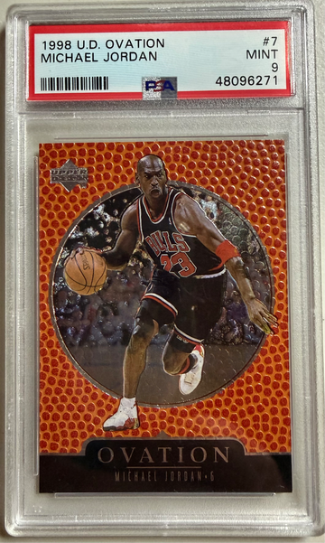 1998 U.D. OVATION #7 MICHAEL JORDAN - MINT