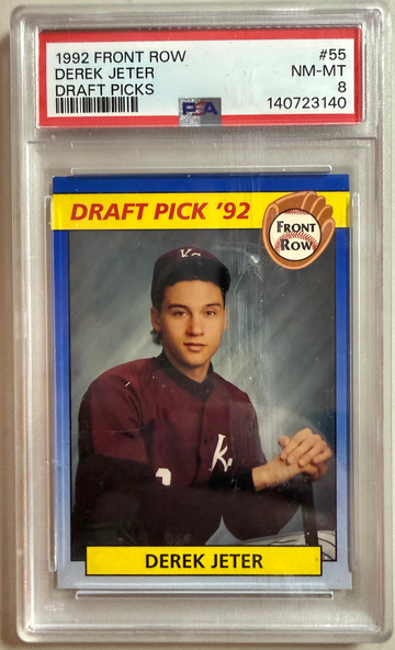 1992 FRONT ROW #55 DEREK JETER DRAFT PICKS NM-MT