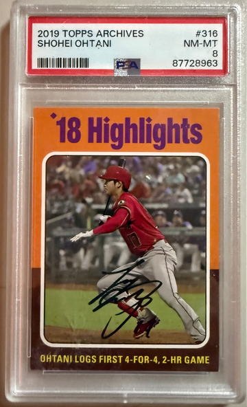 2019 TOPPS ARCHIVES #316 SHOHEI OHTANI - NM-MT
